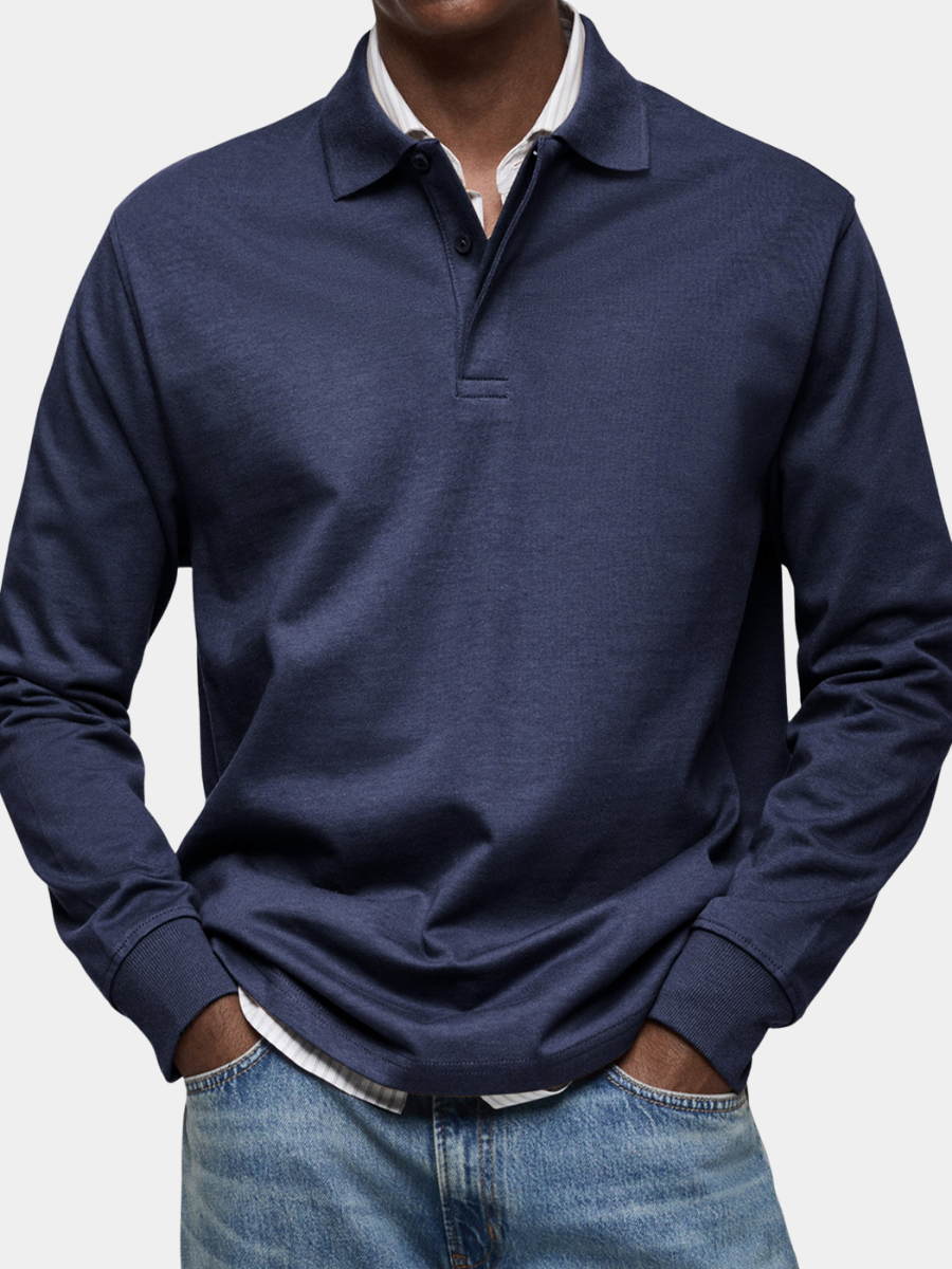 Arnold | LUXURY LONG-SLEEVED POLO SHIRT