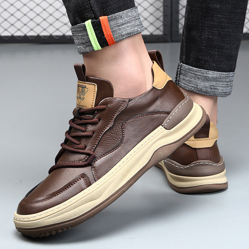 Kensington Leather Trainer