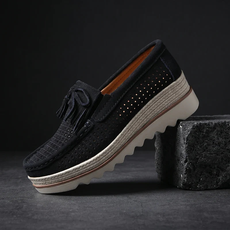 Adeline Suede Loafers