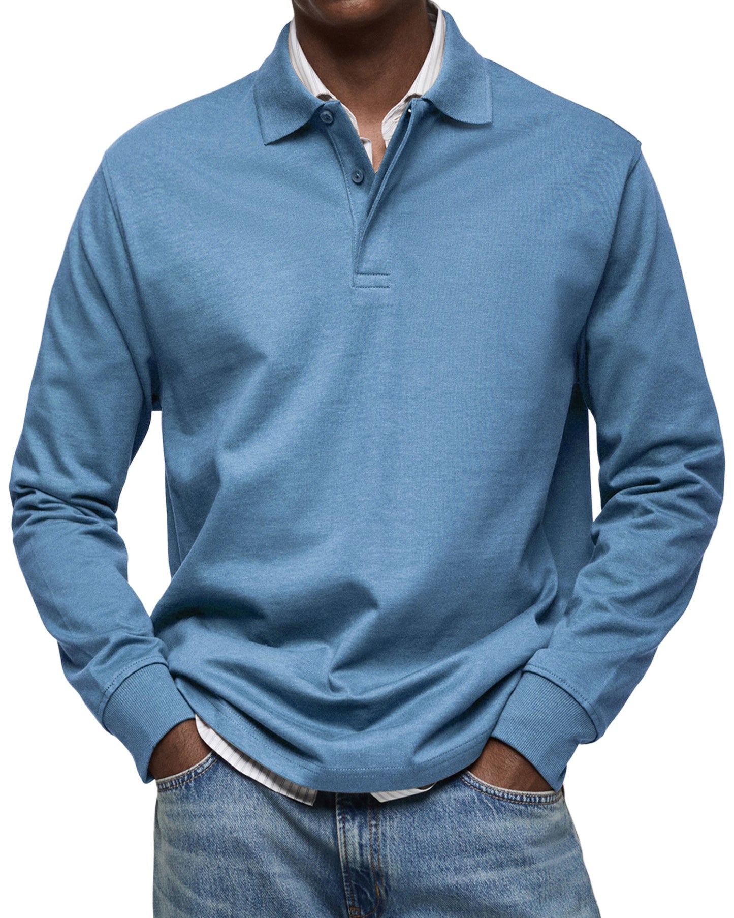 Arnold | LUXURY LONG-SLEEVED POLO SHIRT