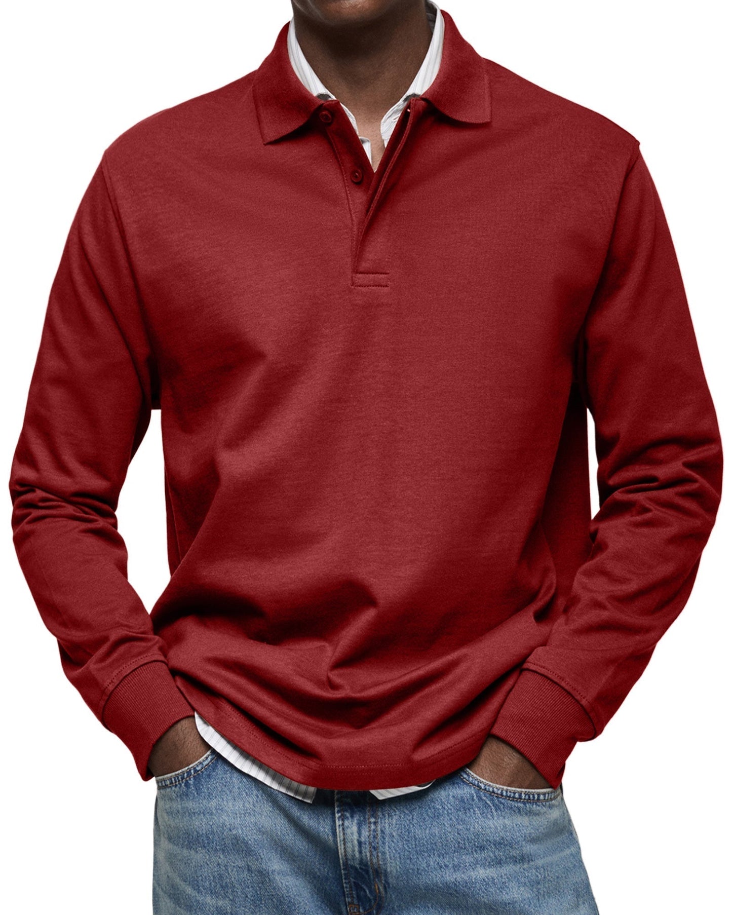 Arnold | LUXURY LONG-SLEEVED POLO SHIRT