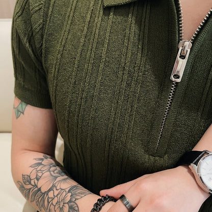 Palermo Zip Knit Polo