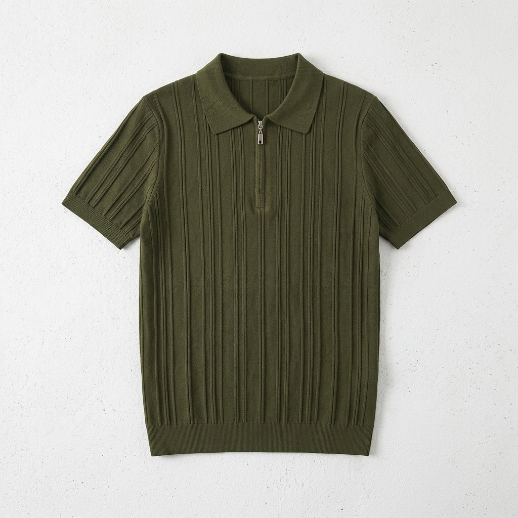 Palermo Zip Knit Polo
