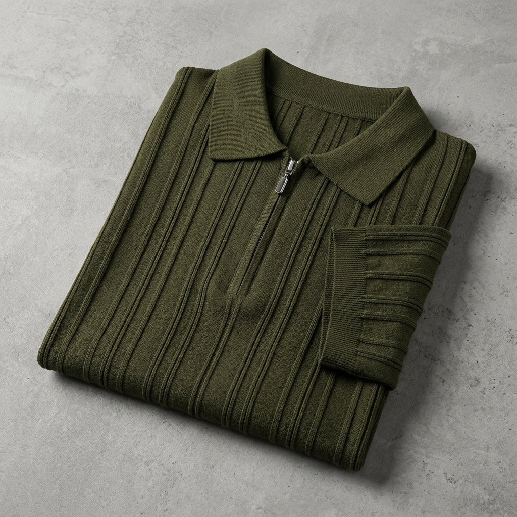 Palermo Zip Knit Polo