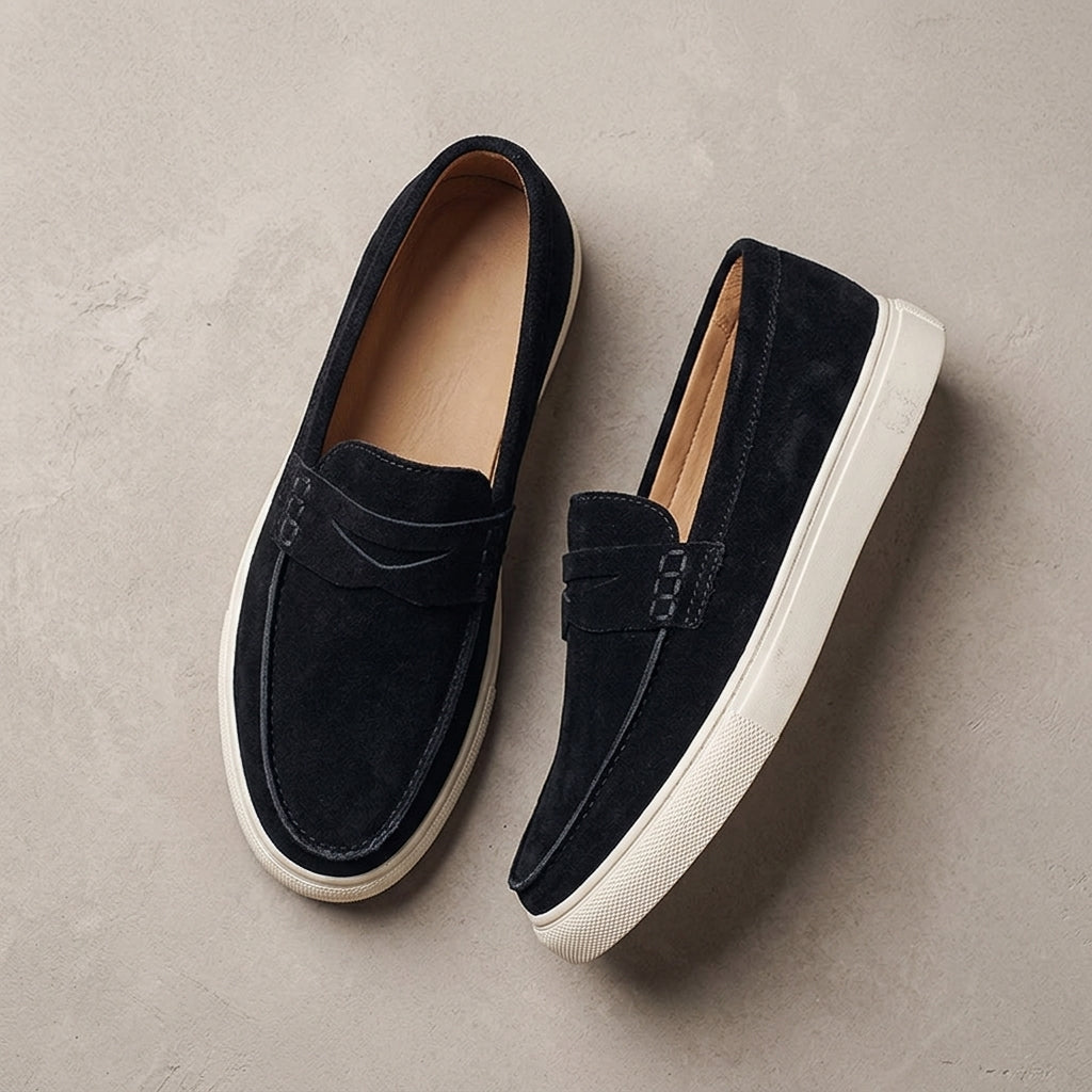 Bellaro Suede Slip-On Loafers