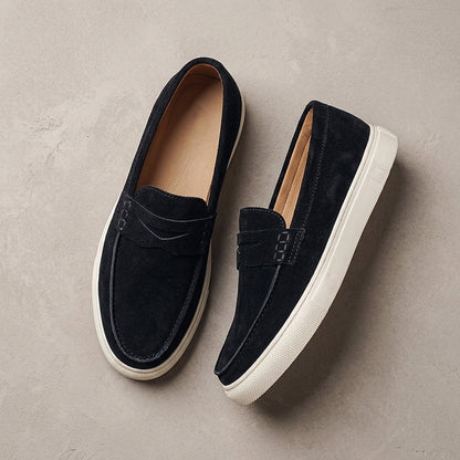 Bellaro Suede Slip-On Loafers
