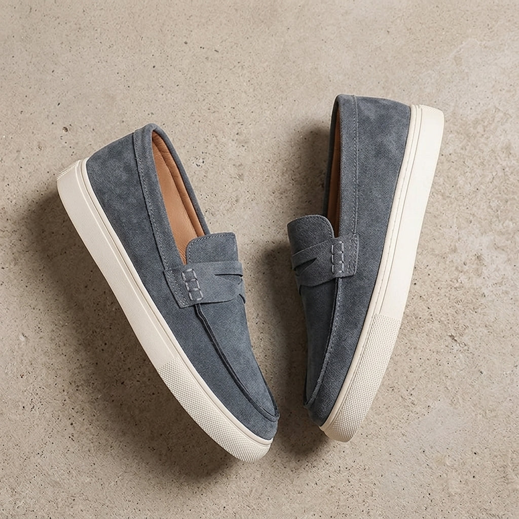 Bellaro Suede Slip-On Loafers