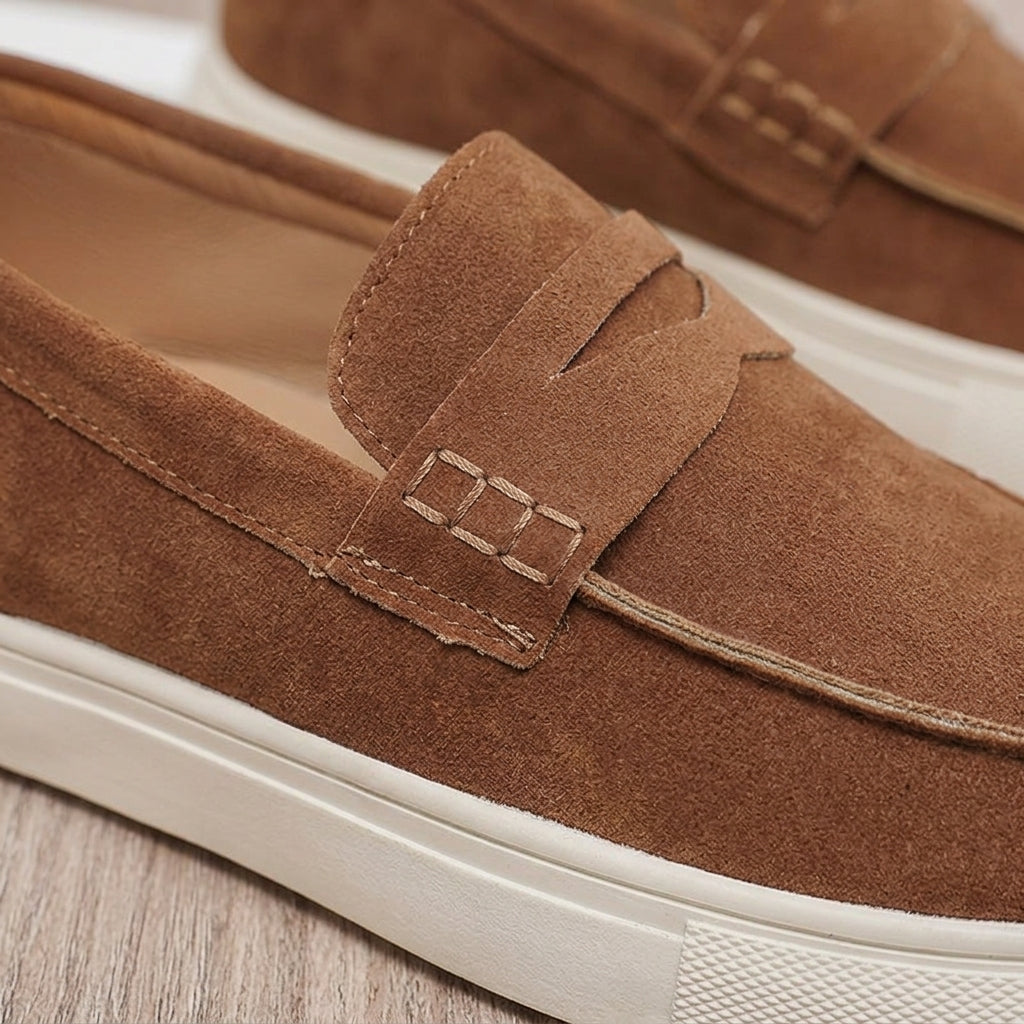 Bellaro Suede Slip-On Loafers
