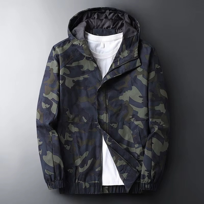 True Camo Hooded Windbreaker