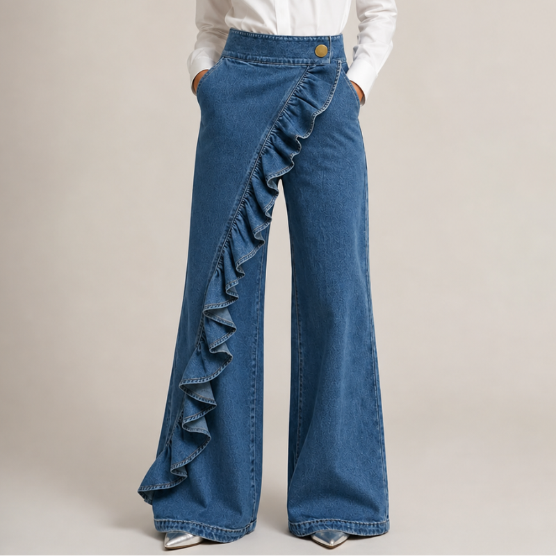 Lexa Denim Skirt Pants