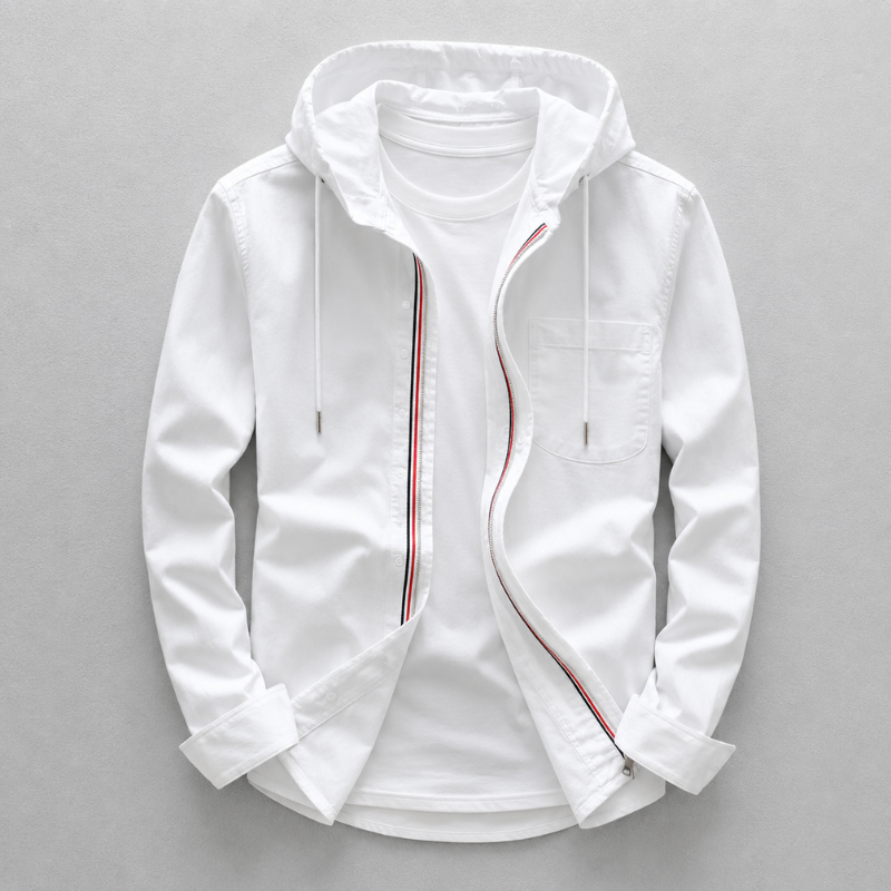 Carter Oxford Hooded Shirt