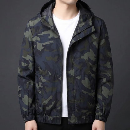 True Camo Hooded Windbreaker