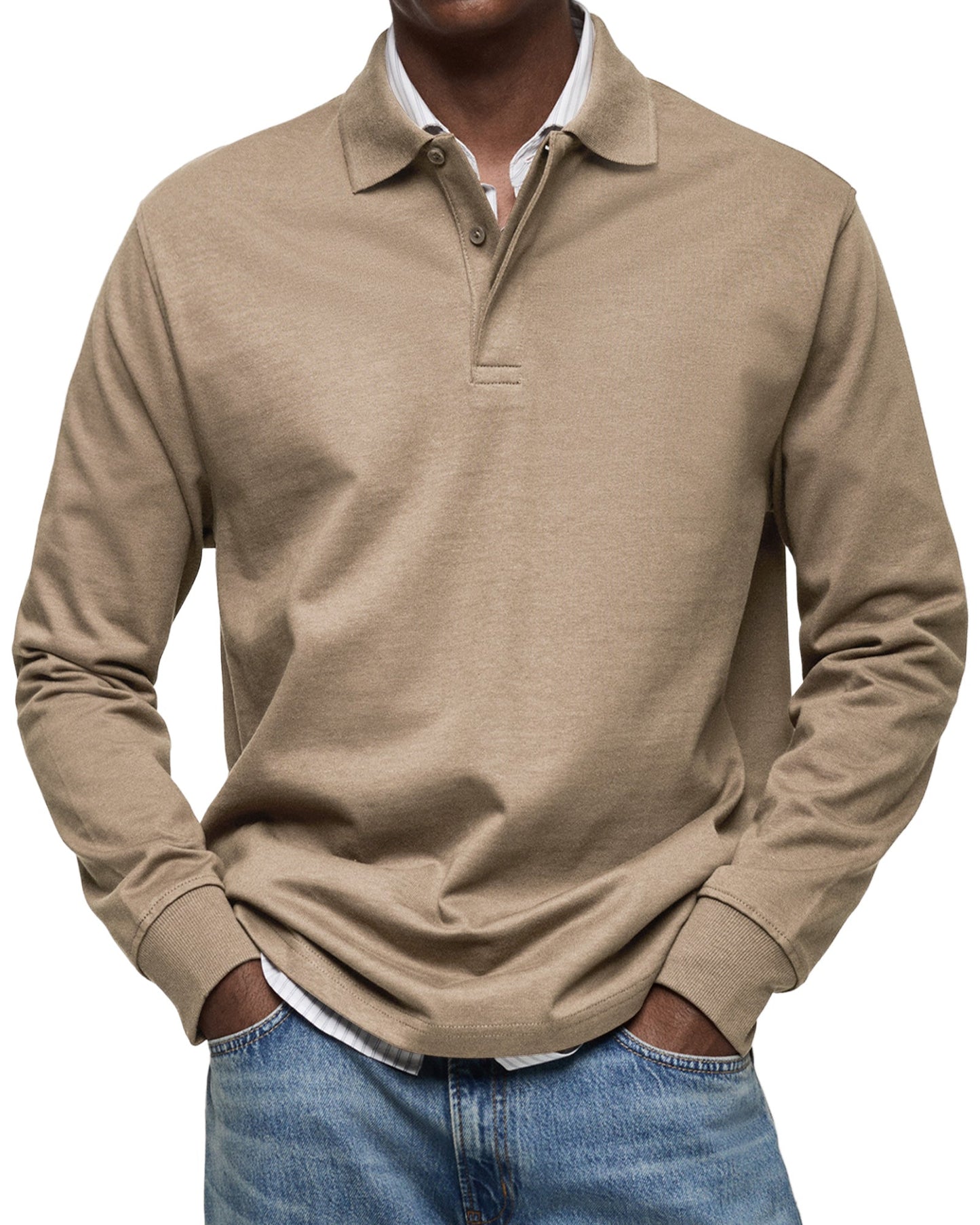 Arnold | LUXURY LONG-SLEEVED POLO SHIRT