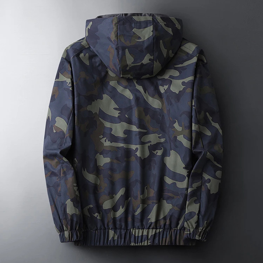 True Camo Hooded Windbreaker