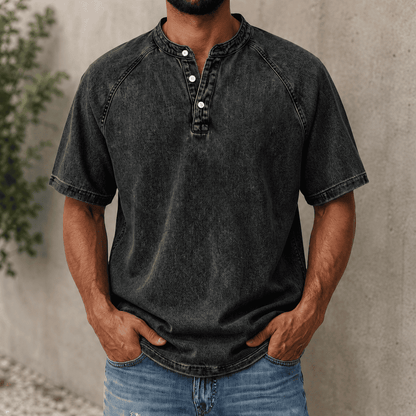 Vintage Ease Henley Shirt