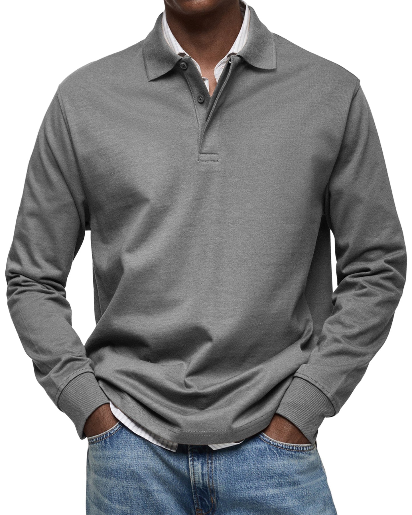 Arnold | LUXURY LONG-SLEEVED POLO SHIRT