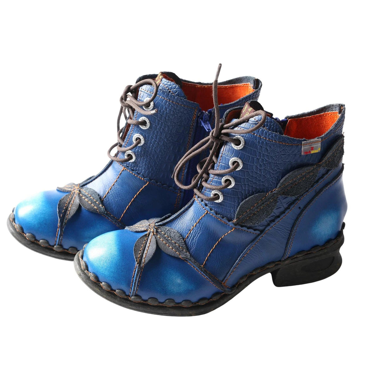 Bosco Leaf-Stitched Boots