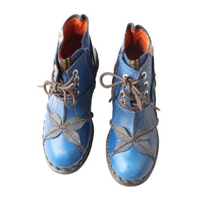 Bosco Leaf-Stitched Boots