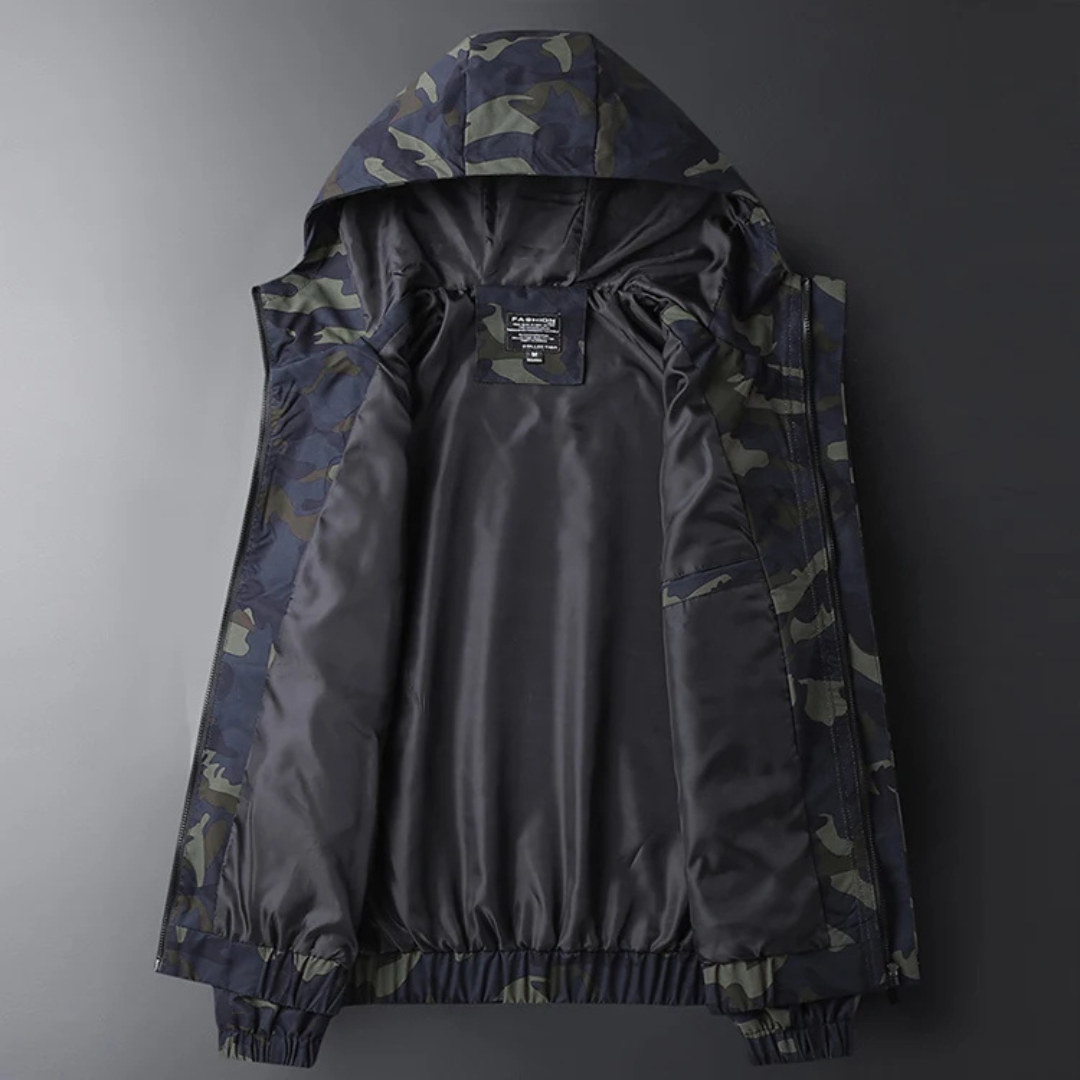 True Camo Hooded Windbreaker