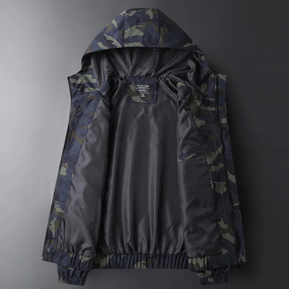 True Camo Hooded Windbreaker