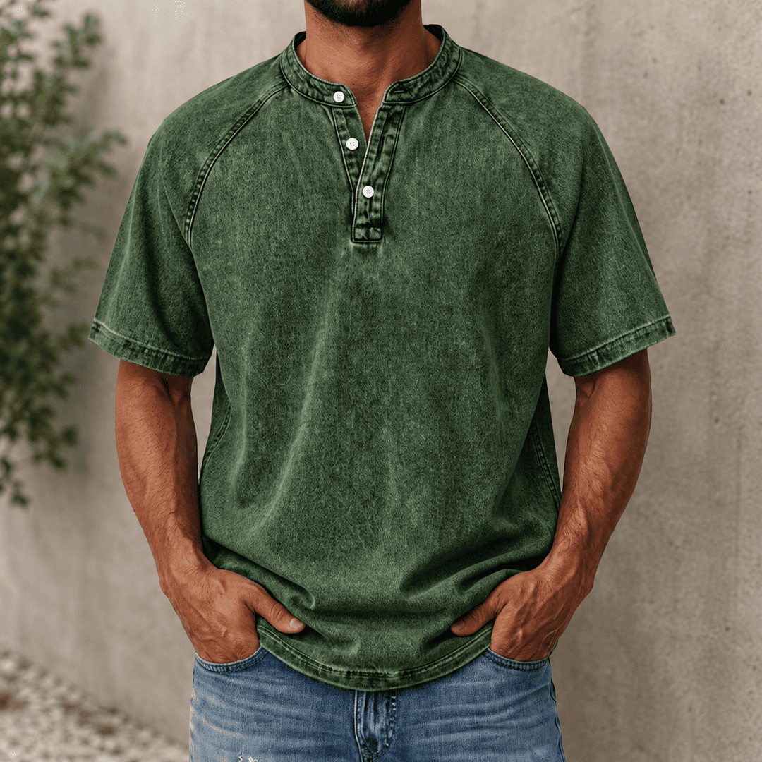 Vintage Ease Henley Shirt