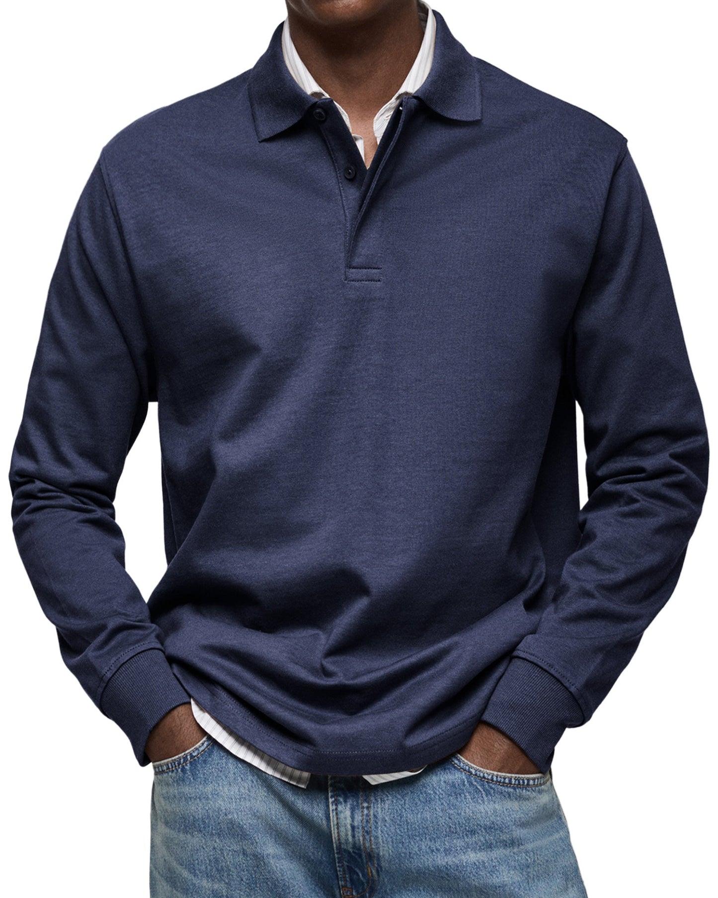 Arnold | LUXURY LONG-SLEEVED POLO SHIRT