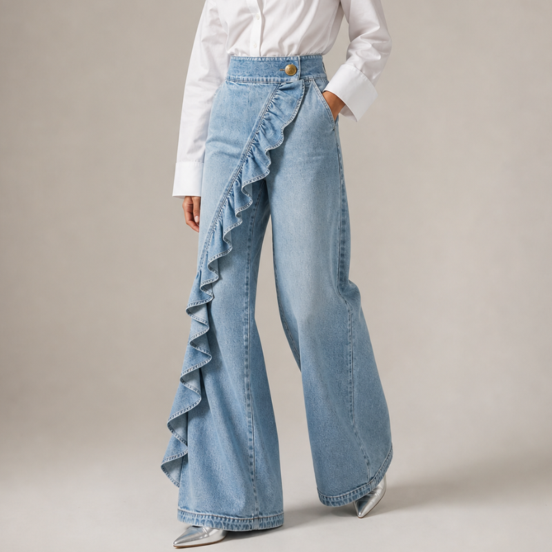 Lexa Denim Skirt Pants
