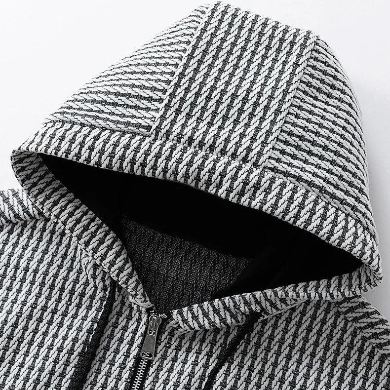 Danton Plaid Zip Jacket