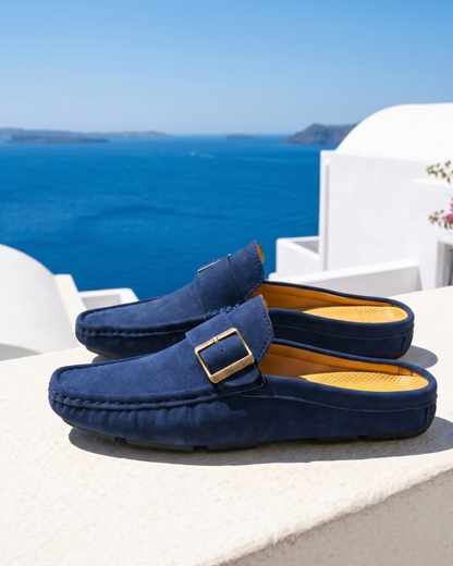 Santorini - Suede Mule