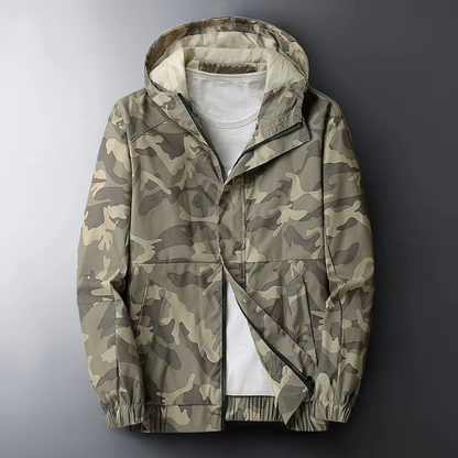 True Camo Hooded Windbreaker