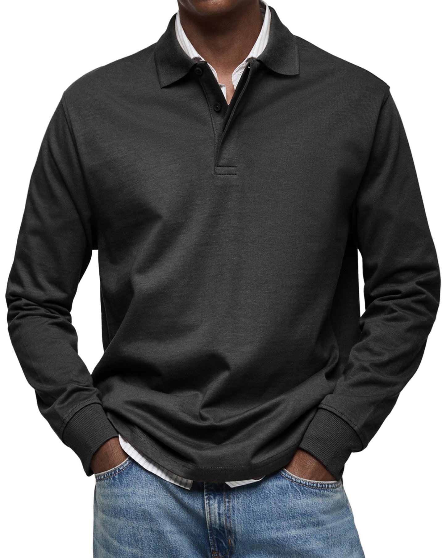 Arnold | LUXURY LONG-SLEEVED POLO SHIRT