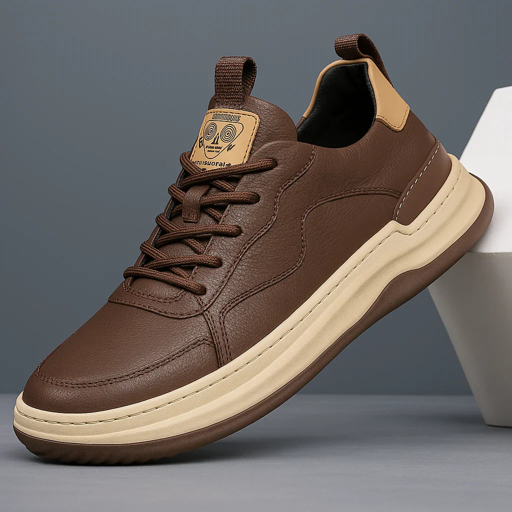 Kensington Leather Trainer