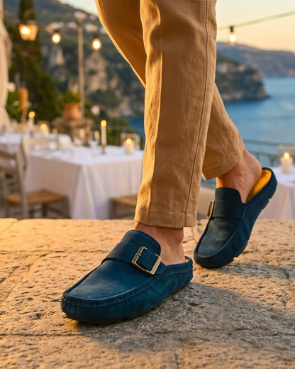 Santorini - Suede Mule