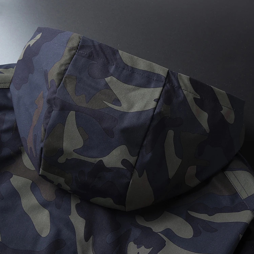 True Camo Hooded Windbreaker