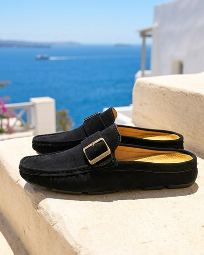Santorini - Suede Mule