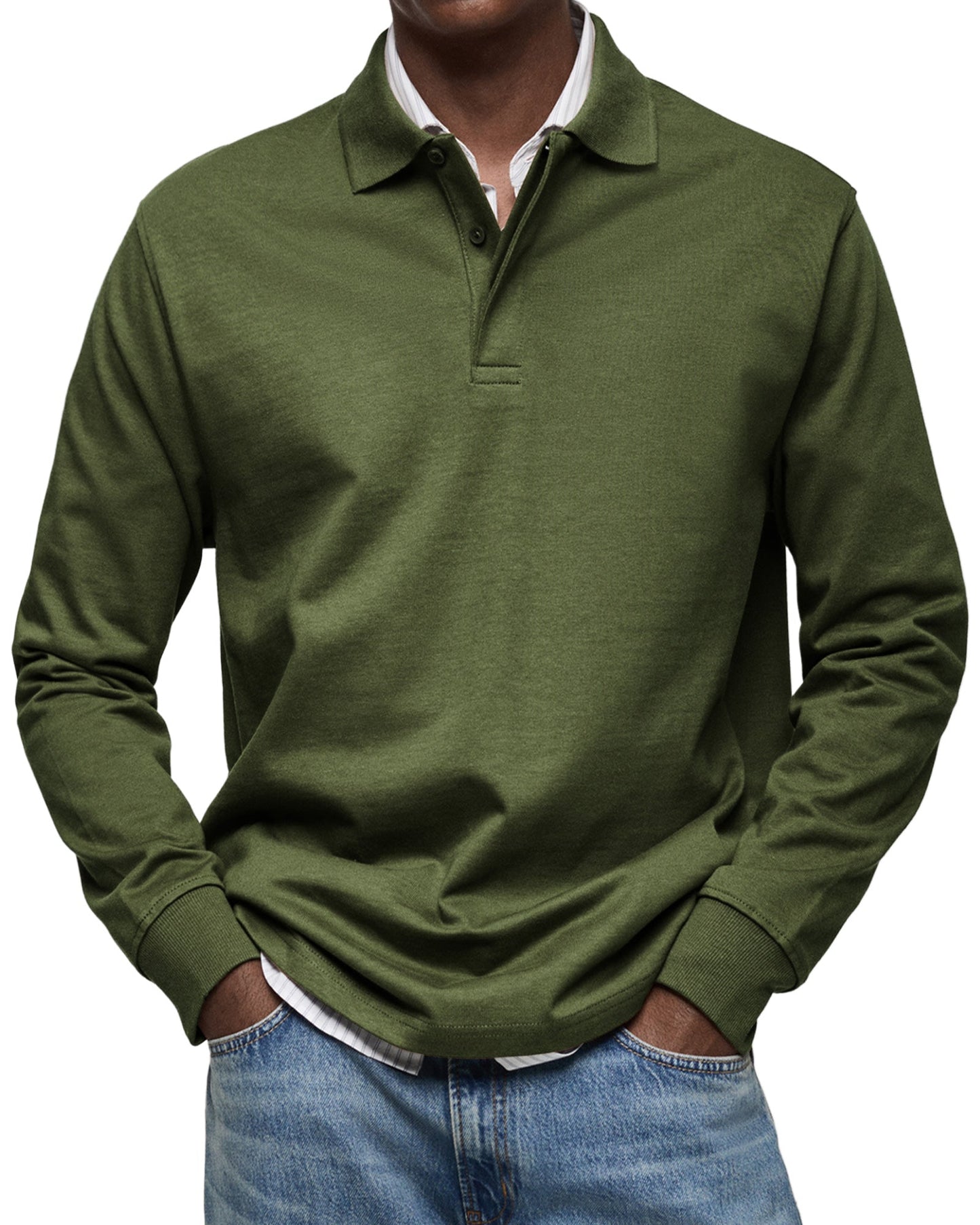 Arnold | LUXURY LONG-SLEEVED POLO SHIRT