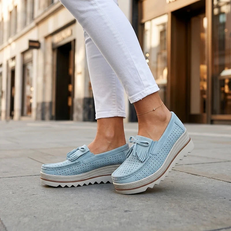 Adeline Suede Loafers