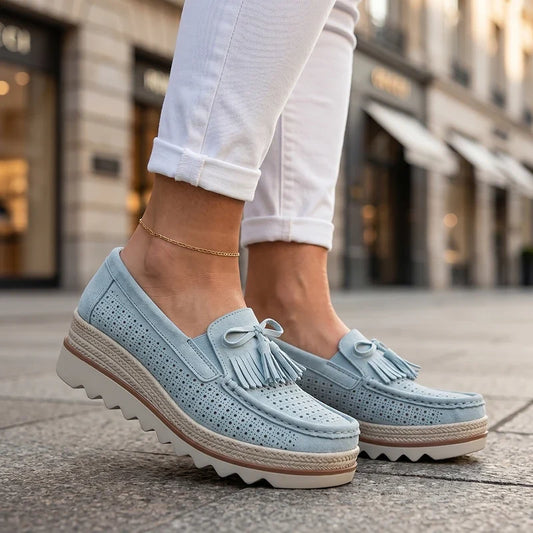 Adeline Suede Loafers