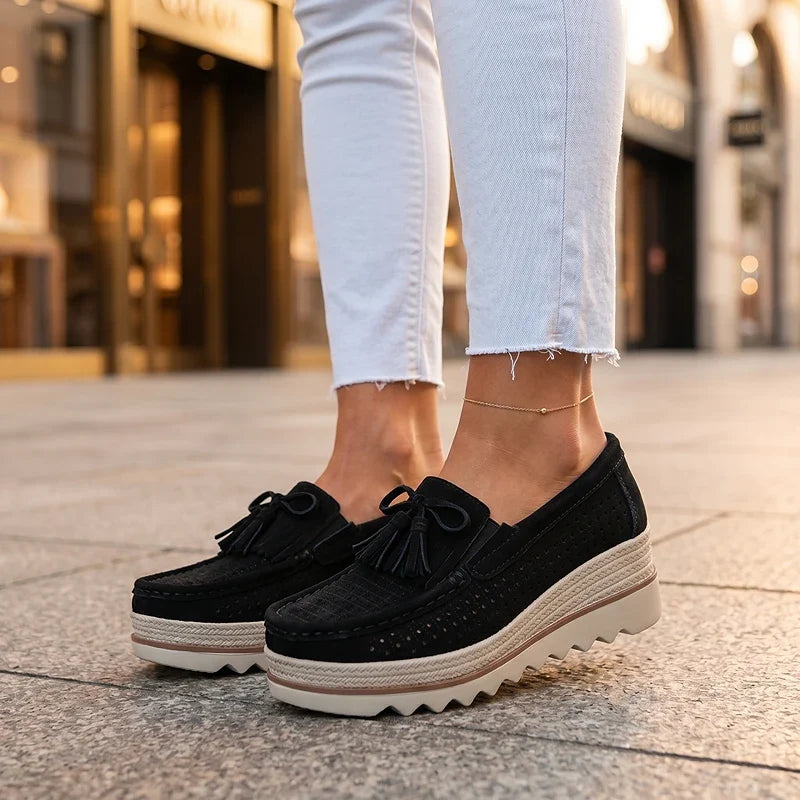 Adeline Suede Loafers