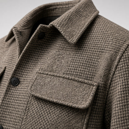 AEGO Wool Check Jacket