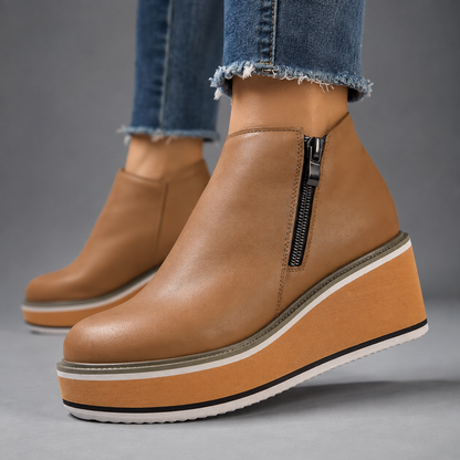 Giselle Stylish Wedge Boots