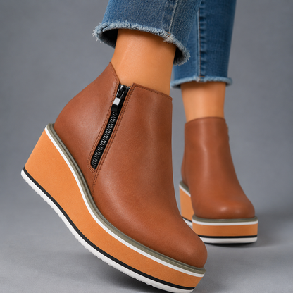 Giselle Stylish Wedge Boots