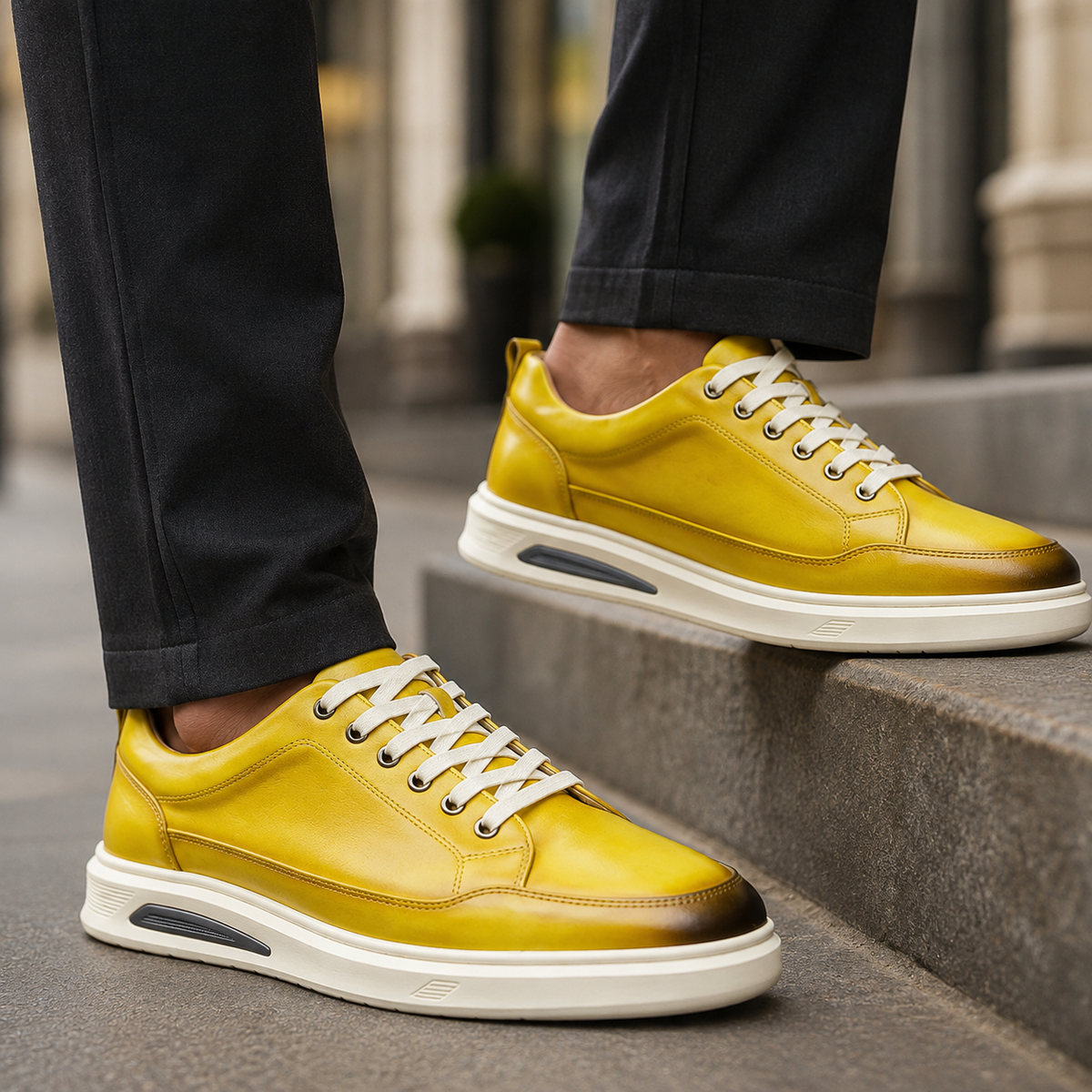Weston Genuine Leather Sneakers