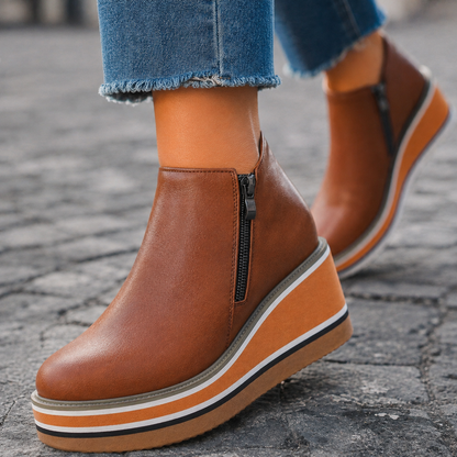 Giselle Stylish Wedge Boots