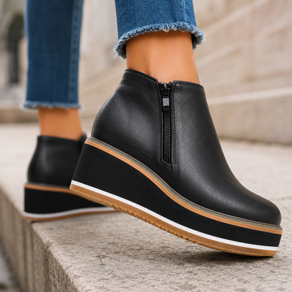 Giselle Stylish Wedge Boots