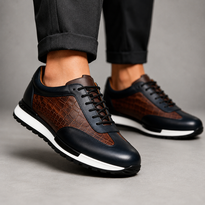 CHARLES LEATHER SNEAKERS