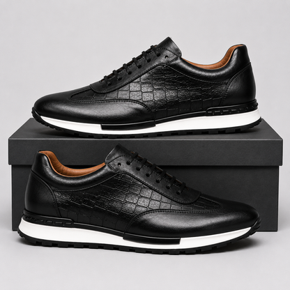 CHARLES LEATHER SNEAKERS