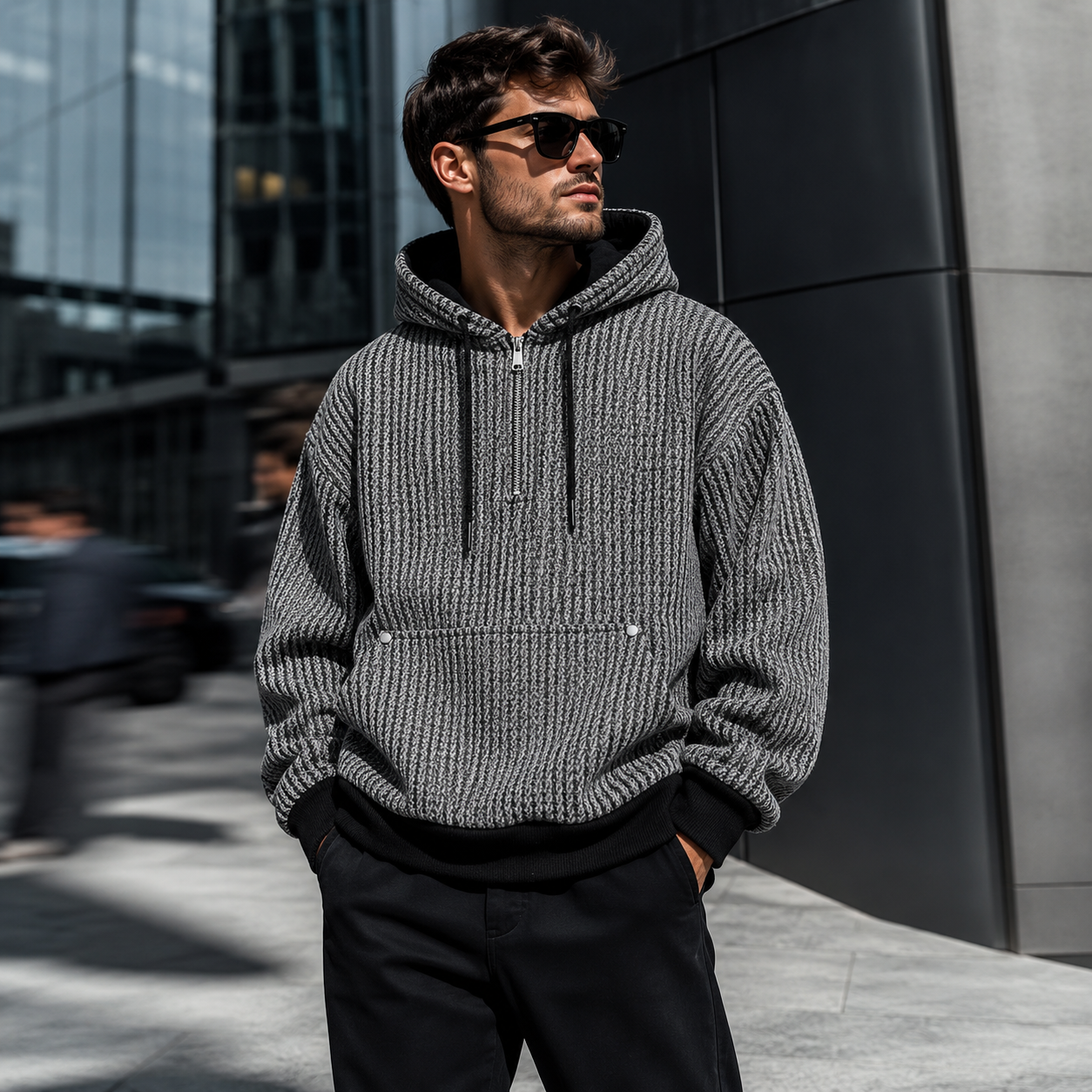 Danton Plaid Zip Jacket