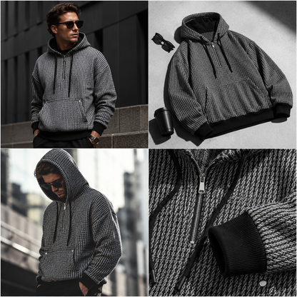 Danton Plaid Zip Jacket