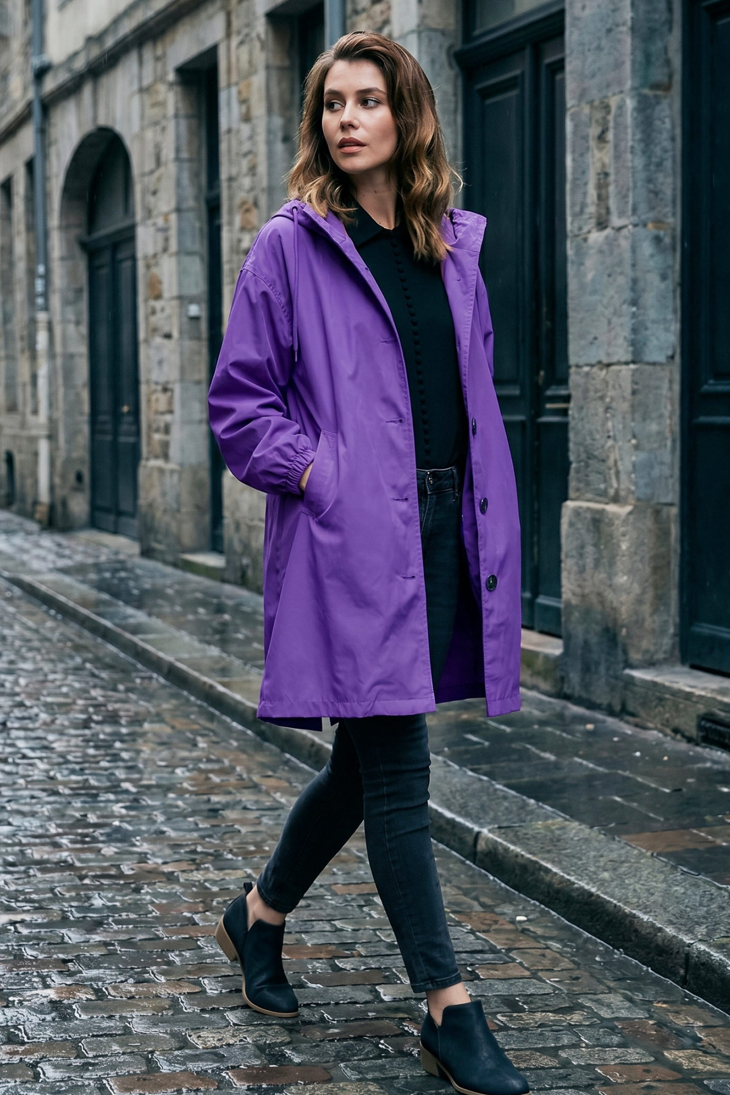 Brayley Windbreaker Rain Jacket